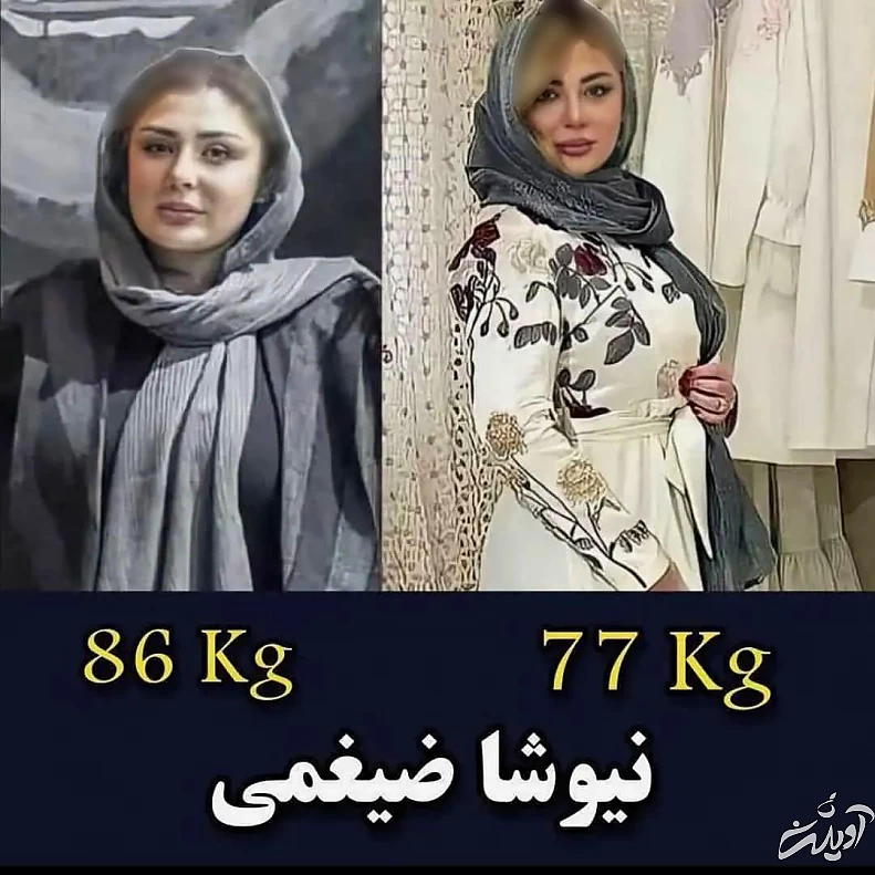 کاهش وزن بازیگران زن 